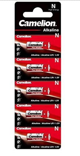 Camelion 11000501 - Plus Alkaline High Energy Batterie N/ Lr1, Lady, Mit 1,5 Volt, 5Er Set, Kapazität 750 Mah