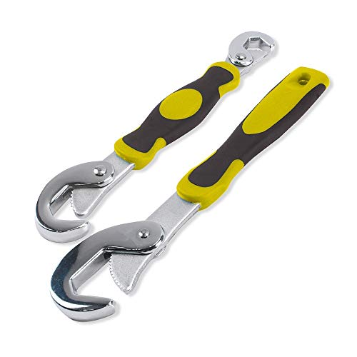 Maulschlüssel Set | 2 Universal Werkzeugschlüssel | Maulschlüsselsatz Alternative Für 9-32Mm | Selbstjustierend | Ideal Für Den Werkzeugkoffer