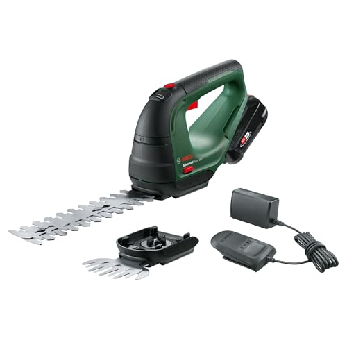 Bosch Home And Garden Bosch Akku Grasschere Advancedshear 18V-10 (1 Akku 2,0 Ah, 18-Volt-System, Schneidet Bis Zu 85 M² Pro Akkuladung, Mit Strauch- U