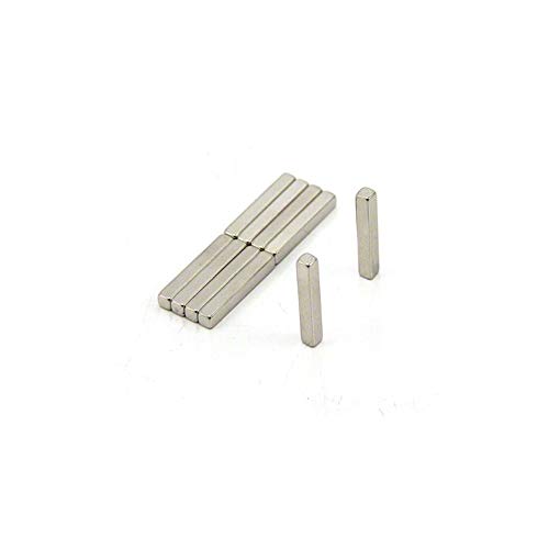 N42 Neodym - Magnet Für Kunst, Handwerk, Modellherstellung - 3Mm X 3Mm X 20Mm Dick - 0,49Kg Zug - Pack Von 10