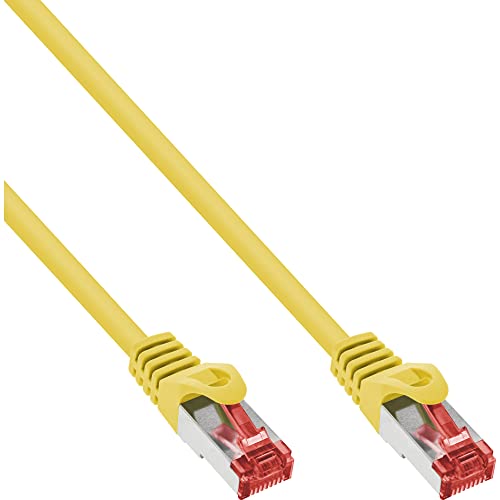 Inline 76103Y Patchkabel, S/Ftp (Pimf), Cat.6, 250Mhz, Pvc, Cca, Gelb, 3M