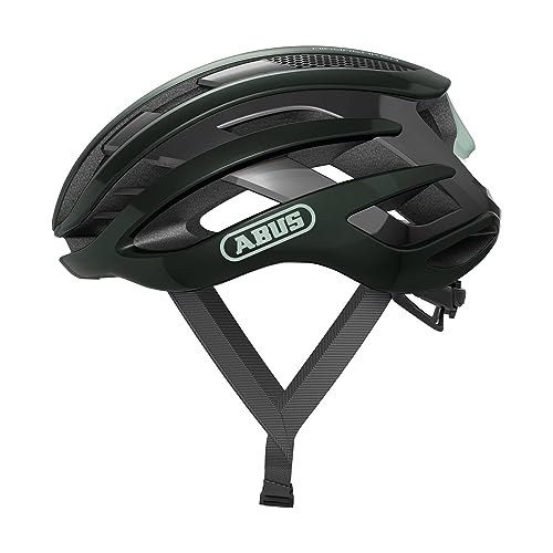 Abus Rennradhelm Airbreaker - High-End Fahrradhelm Für Den Professionellen Radsport - Für Jugendliche Und Erwachsene - Helm Für Damen Und Herren - Grü