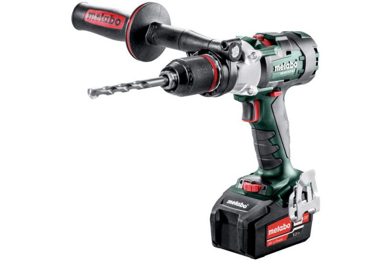 Metabo Akku-3-Gang-Schlagbohrschrauber Sb 18 Ltx-3 Bl I (602356650); Metabox 145 L; 18V 2X5.2Ah Li-Ion + Asc 55