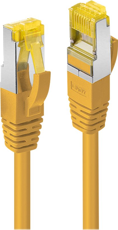 Lindy 1M Rj45 S/Ftp Lszh Netzwerkkabel, Gelb Cat.6A Stecker,Cat.7 Rohkabel (47662)