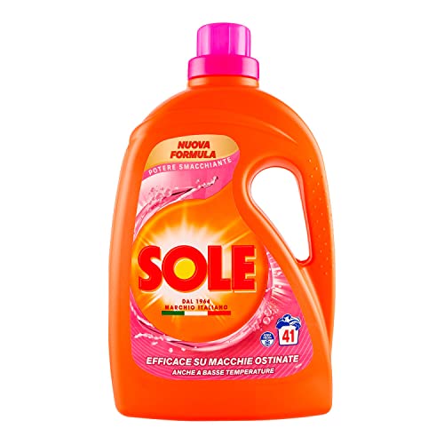 Sole Waschmittel Für Waschmaschine, Fleckentfernung 41 Waschgänge, 1,845 L, 1845 Ml