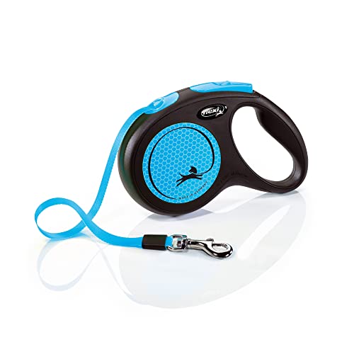Flexi Rollleine New Neon - Blau - M, 4000498032114, Multi, Small