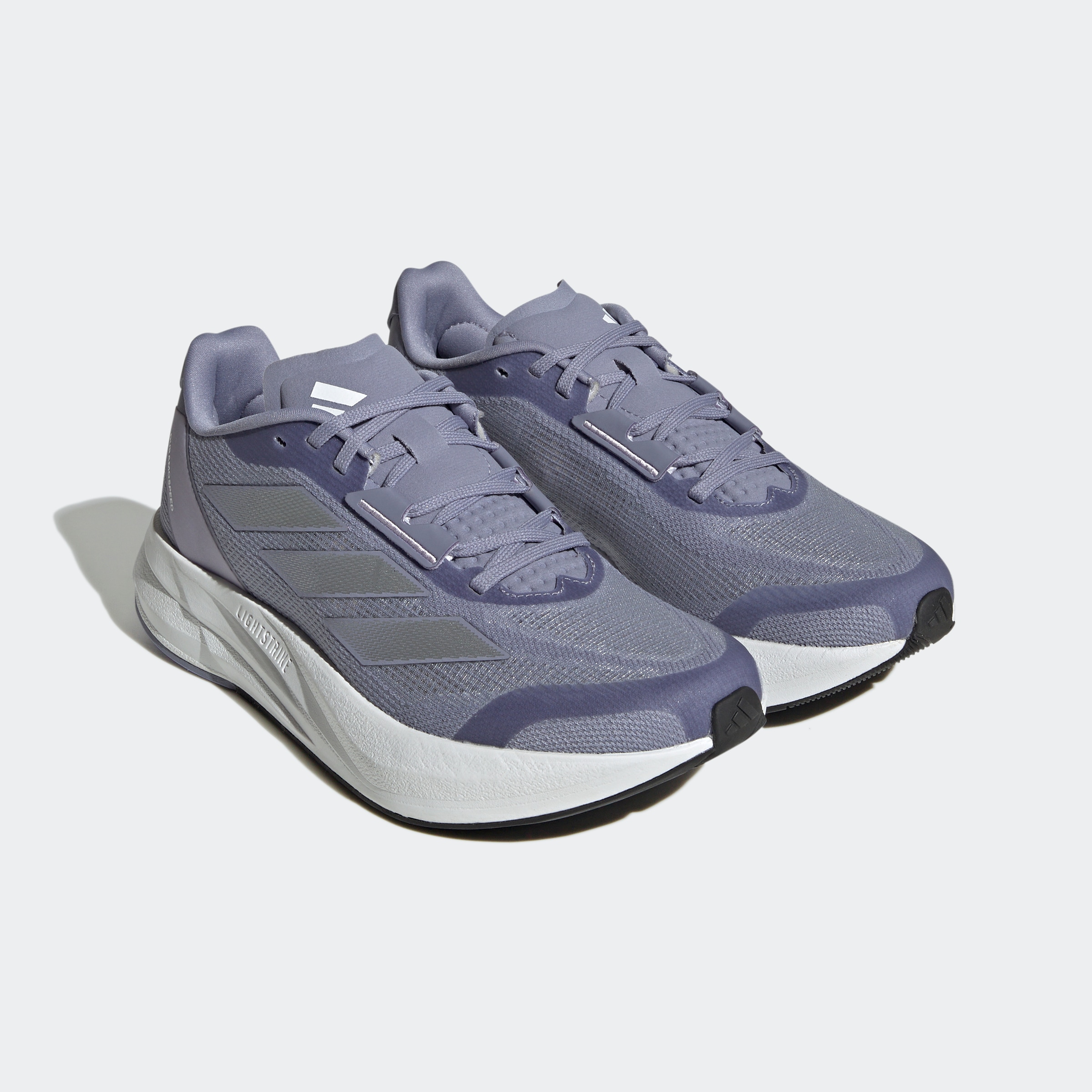 Laufschuh ADIDAS PERFORMANCE "DURAMO SPEED" Gr. 42, lila (silver violet, silver metallic, dawn) Schuhe Damen