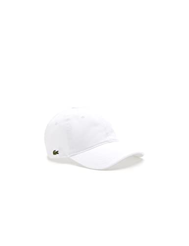 Lacoste Rk0440 Berretto, Bianco, Taglia Unica Unisex-Adulto