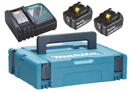 Makita B01Biwmbtg - Power Source Kit Con Batterie E Caricabatterie, 18 V, 5 Ah