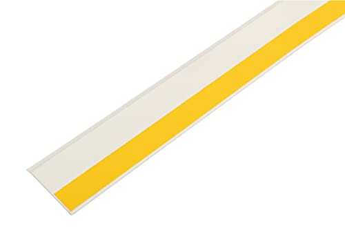 Schellenberg 66402 Fensterleiste Selbstklebend Mit Weichlippe 50 X 1500 Mm Weiß, Flachleiste Aus Biegsamen Pvc, Verblendung Von Fugen Und Übergängen A
