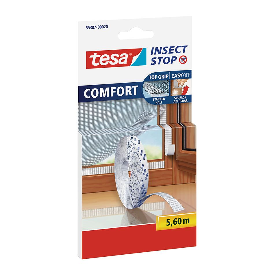 Tesa Fliegengitter Klettband-Ersatzrolle Insect Stop Comfort Insektenschutz
