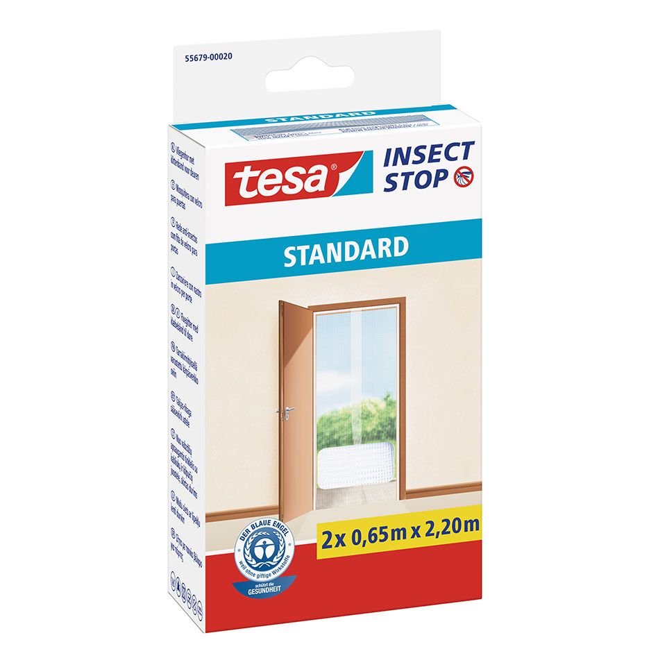 Tesa Fliegengitter Tür Insect Stop Standard Insektenschutz, Anthrazit