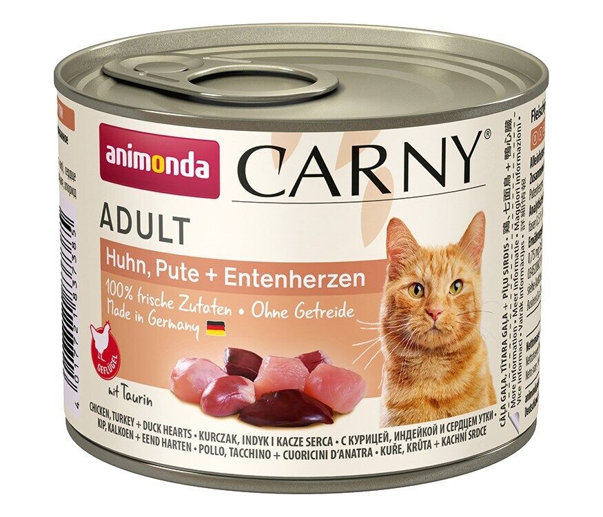 4017721837385 ANIMONDA Carny Adult Geschmack: Huhn. Truthahn. Entenherzen - Nass