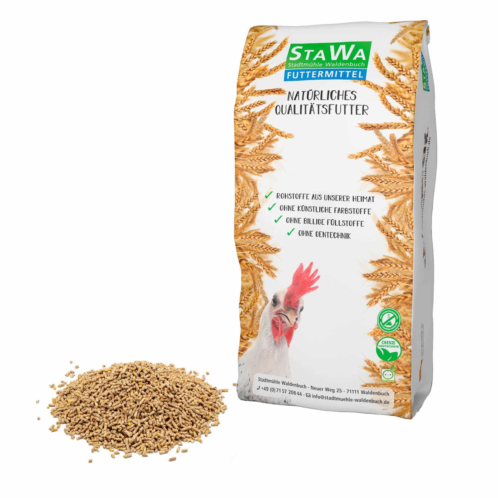 StaWa Kükenkorn Kükenfutter Alleinkorn - 5 kg (3,20 € / kg)