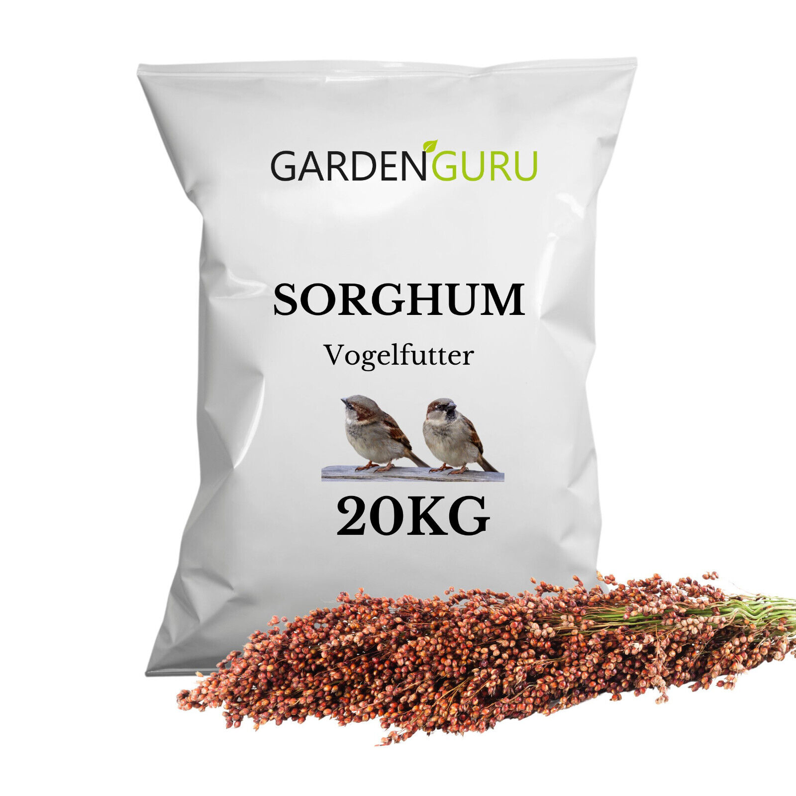 Sorghum Hirse Vogelfutter 20 kg Ergänzung Wildvögel WellensittichKanarien