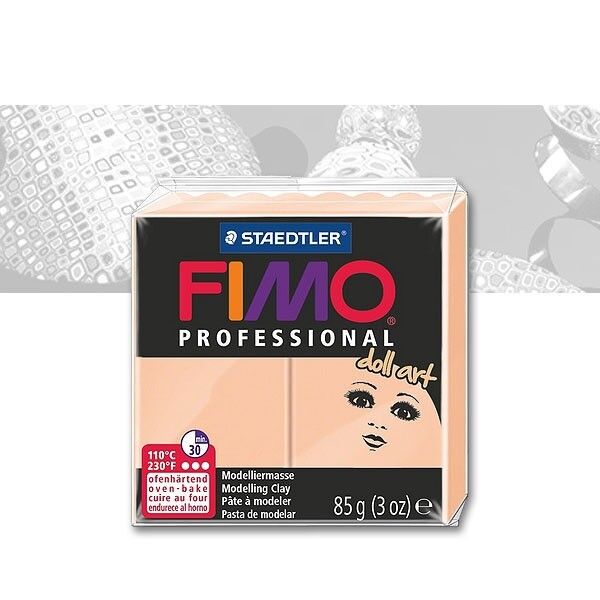 (347,10€/kg) Fimo Professional 85g cameo ofenhärtende Doll Art Modelliermasse