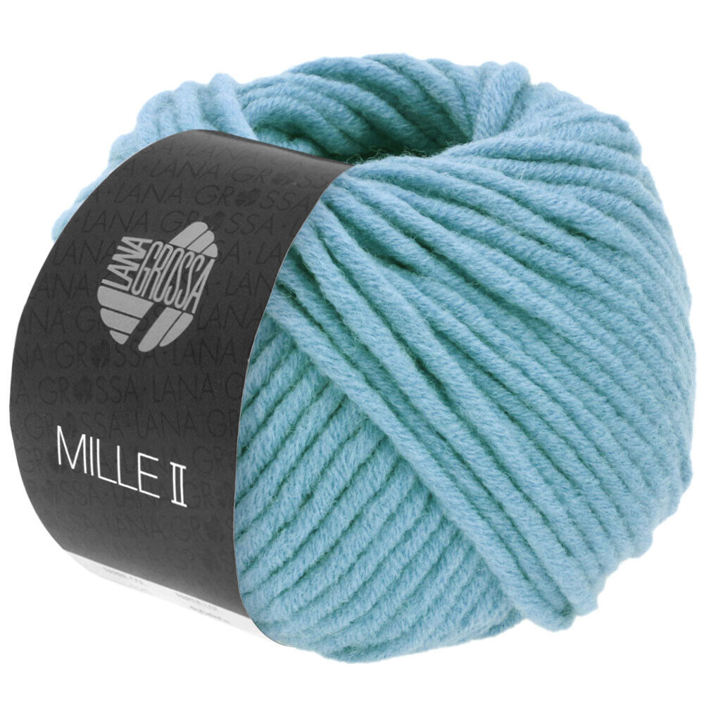 Wolle Kreativ! Lana Grossa - Mille II - Fb. 156 pastellblau 50 g