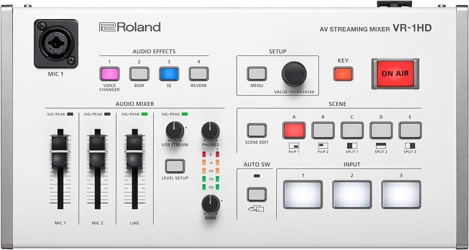 ROLAND VR-1HD HDMI USB Podcast Live-Streaming Video Digitalmixer Japan VR1HD