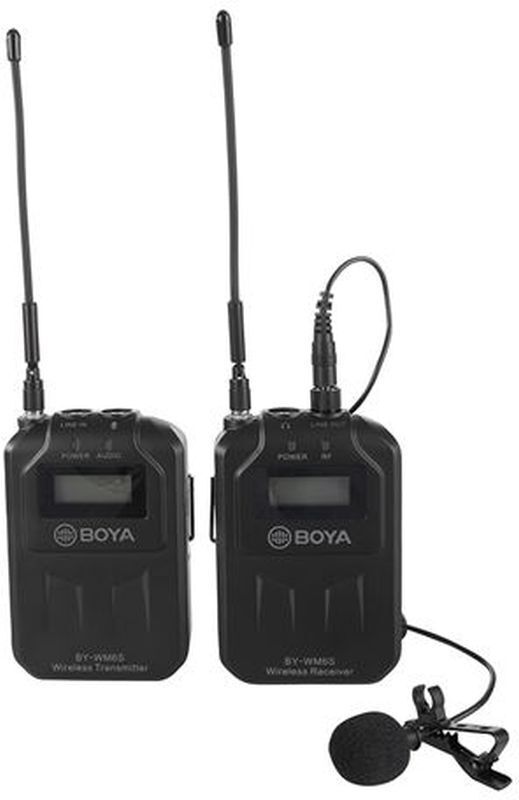 Boya UHF Dual Lavalier-Mikrofon Drahtlos BY-WM6S