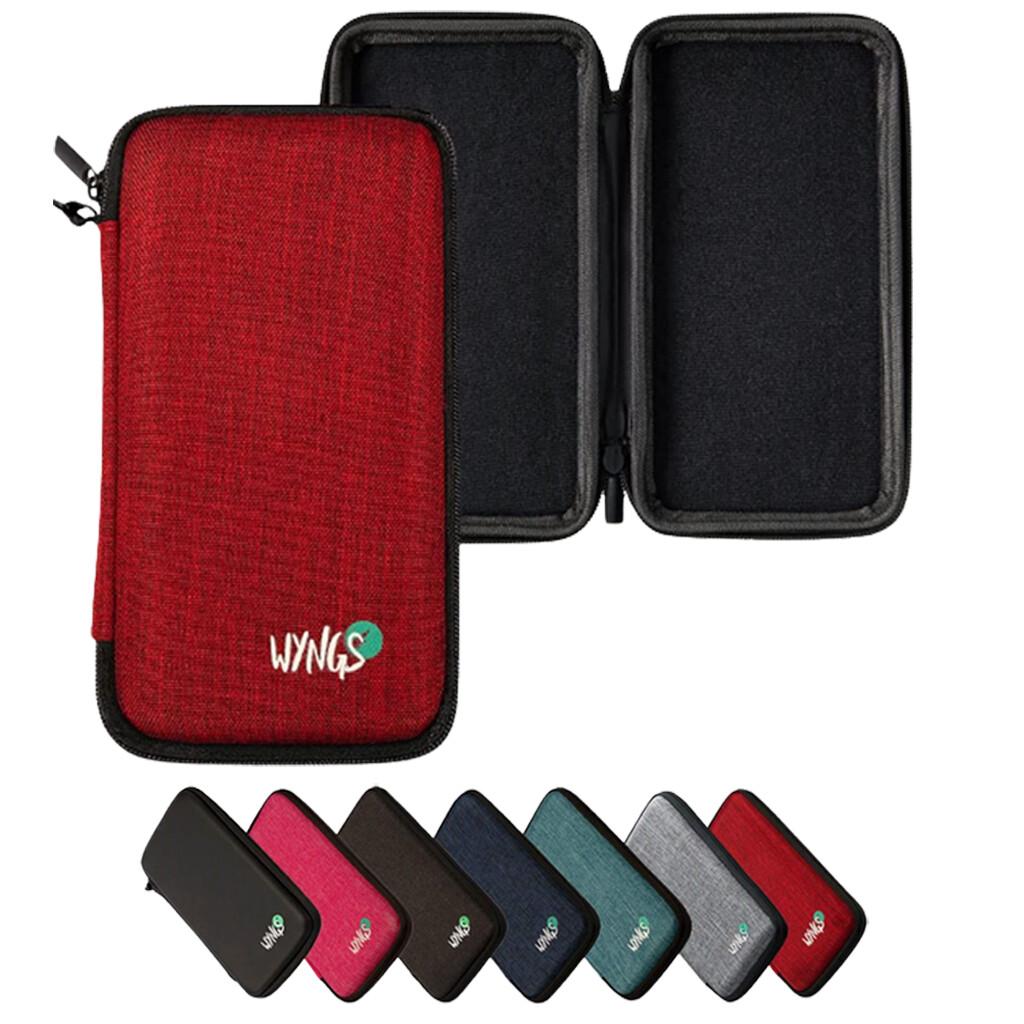 WYNGS Schutztasche Rot zum Taschenrechner Casio FX-991DE X ClassWiz