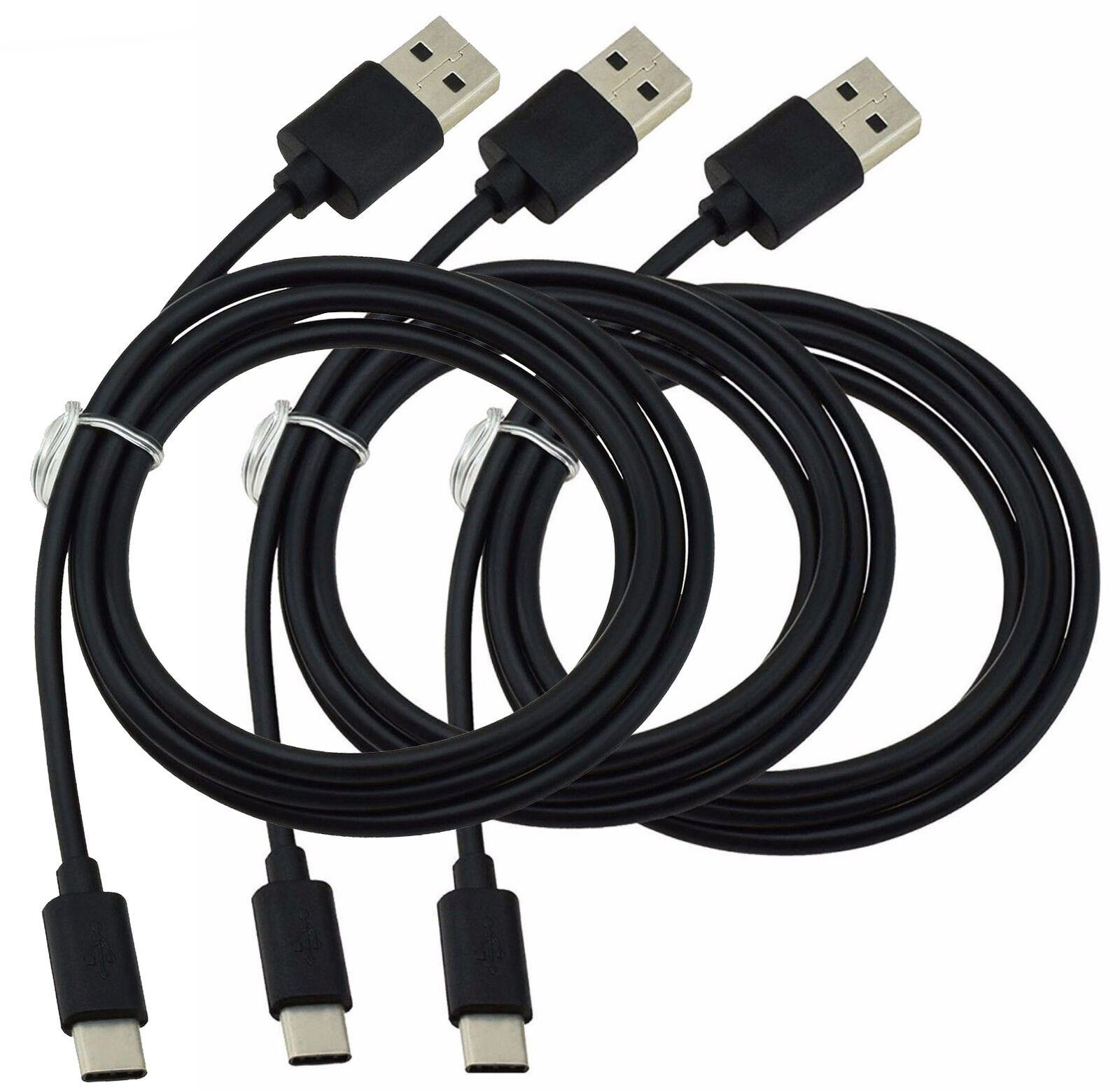 3X USB Typ C Datenkabel USB-C Lade Kabel Ladegerät Charger für Gigaset GS3