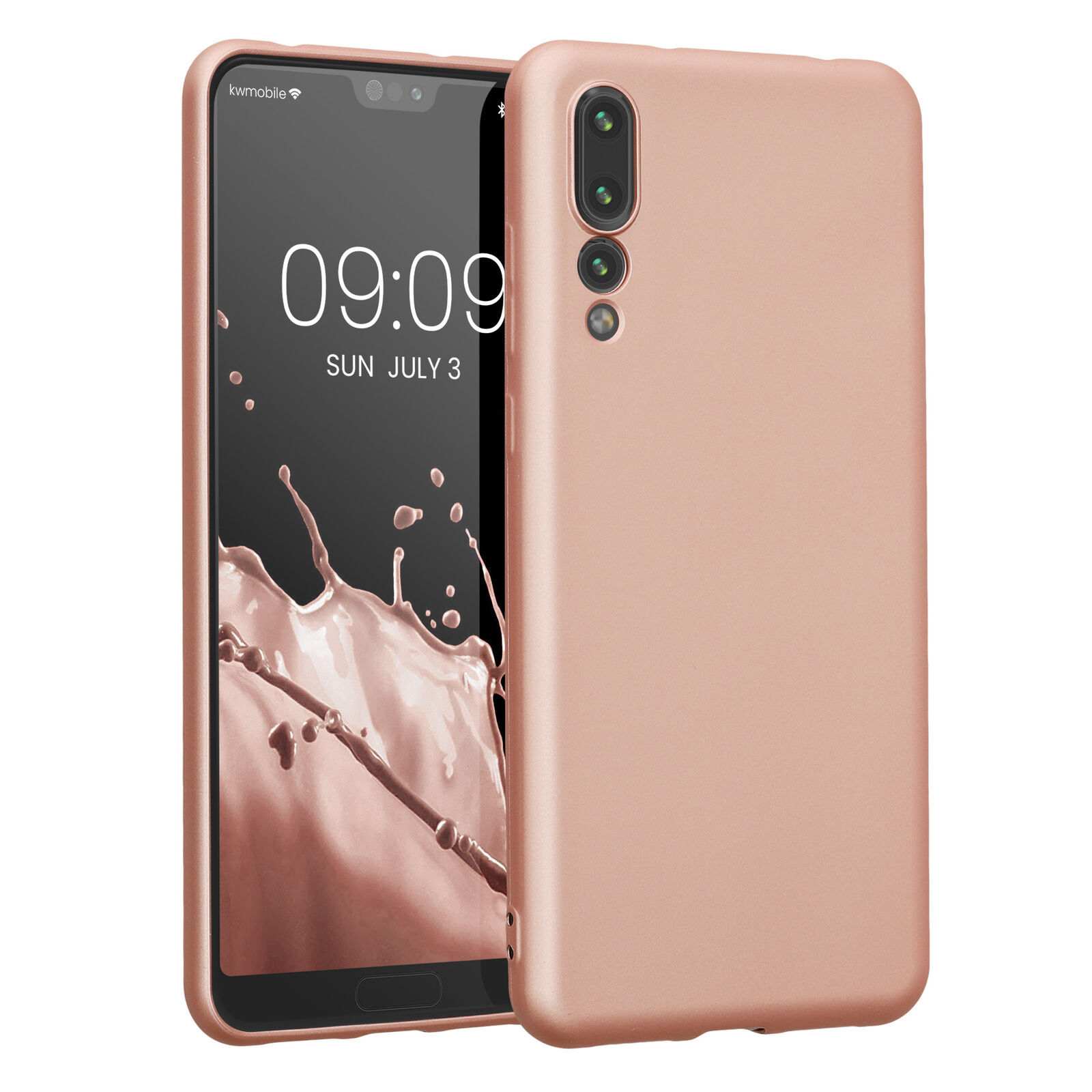 Handyhülle für Huawei P20 Pro Silikon Case metallisch smartphone backcover