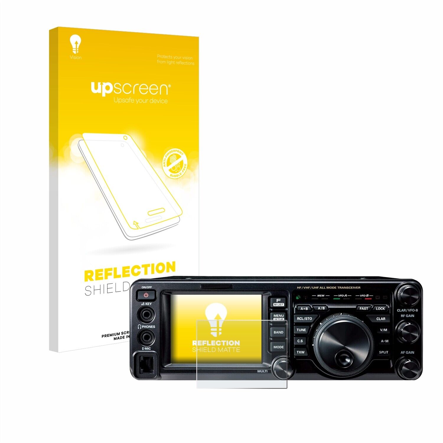 upscreen Entspiegelungs Schutzfolie für Yaesu FT-991A Matt Antireflex