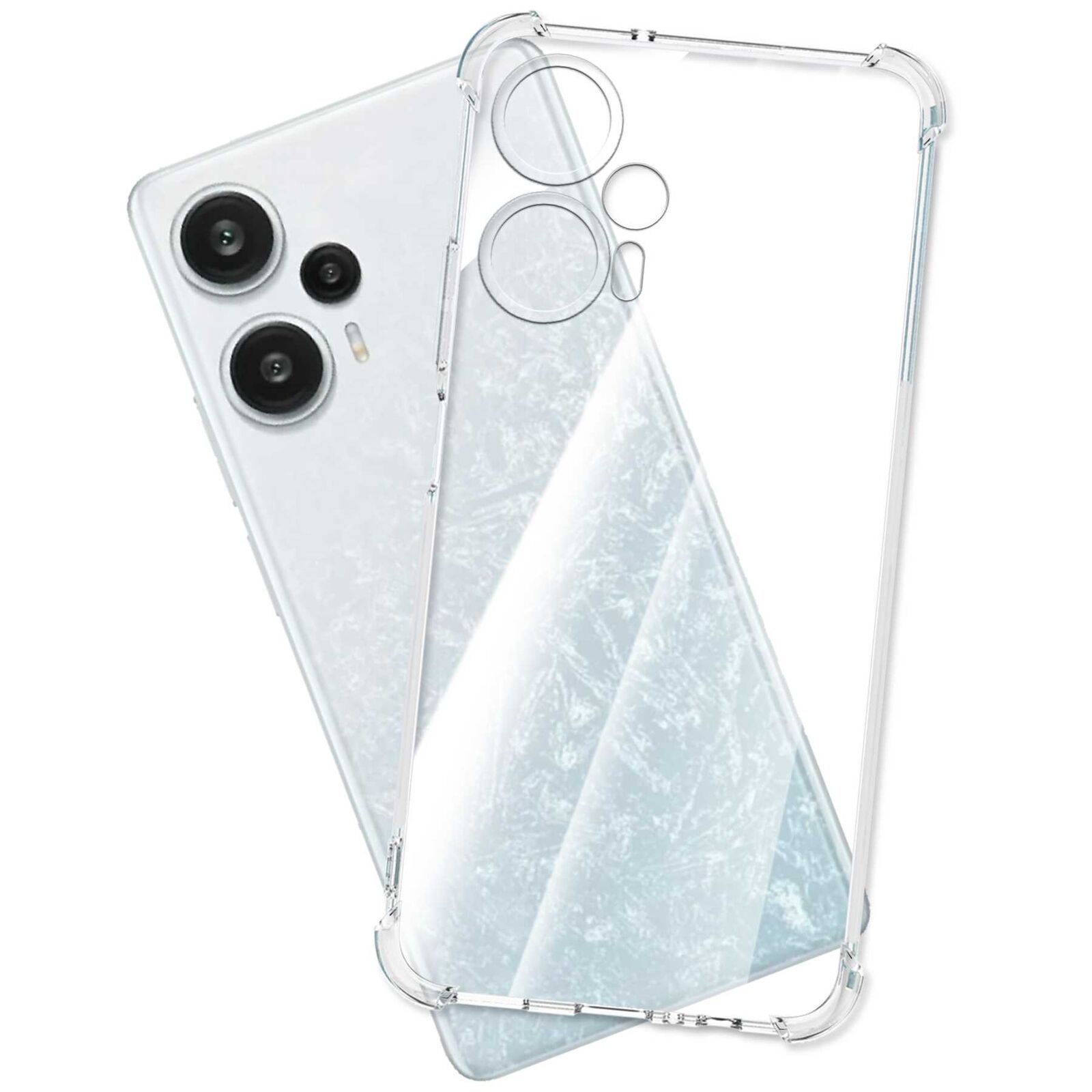 Anti-Shock Schutzhülle für Xiaomi Poco F5 (6.67'') Cover Backcover Case Tasche B