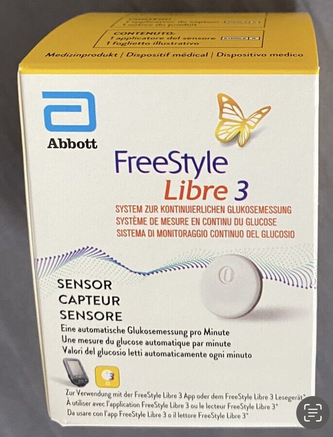 NEU & OVP : 1-4 Abbott Freestyle Libre 3, Diabetes Sensor/Sensoren
