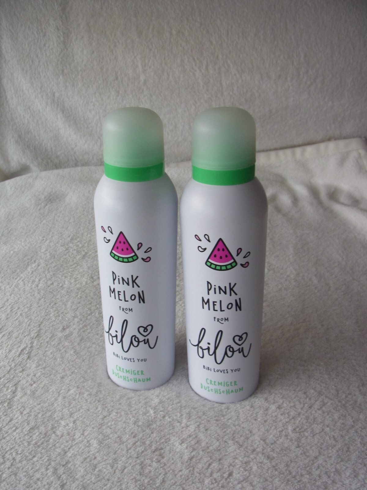 2x bilou Duschschaum PINK MELON 200ml BIBI Loves YOU Neu vegan