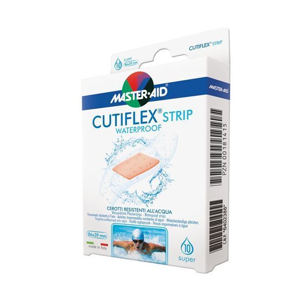 Master-AidÂ® CutiflexÂ® Strip Wasserdichte wasserabweisende Pflaster Mittlere Gr