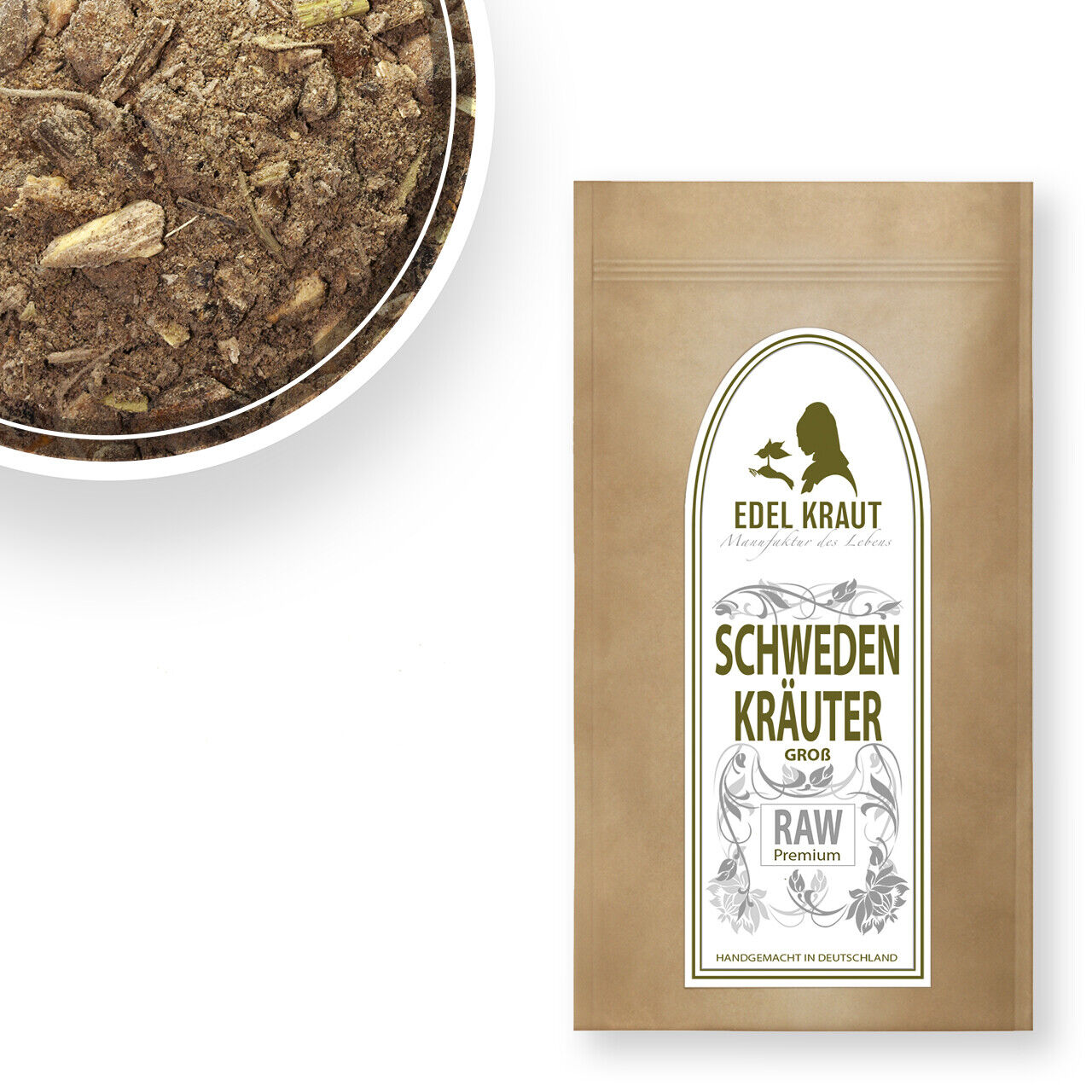 1000g Schwedenkräuter groß nach Maria Treben 1000g Tüte | EDEL KRAUT