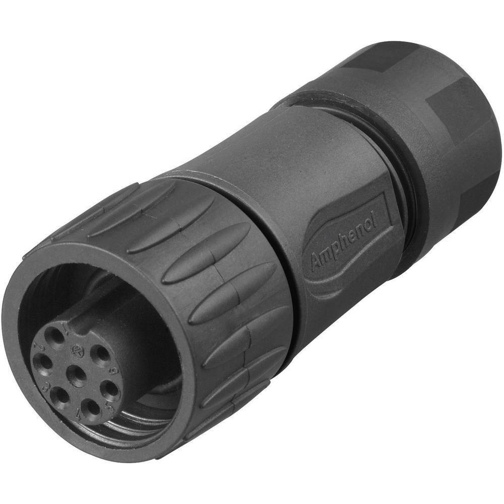 Amphenol C016 20D003 110 12 Rundstecker Kupplung, gerade Gesamtpolzahl: 3 + PE