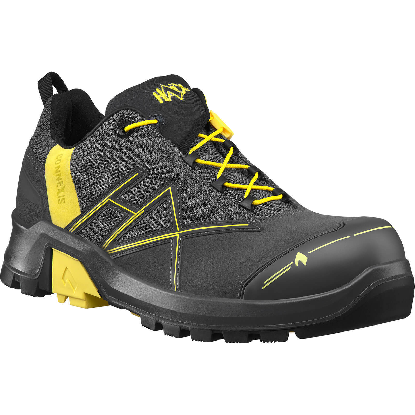 Haix CONNEXIS Safety+ GTX low grau/gelb Gr. 10 - Herren