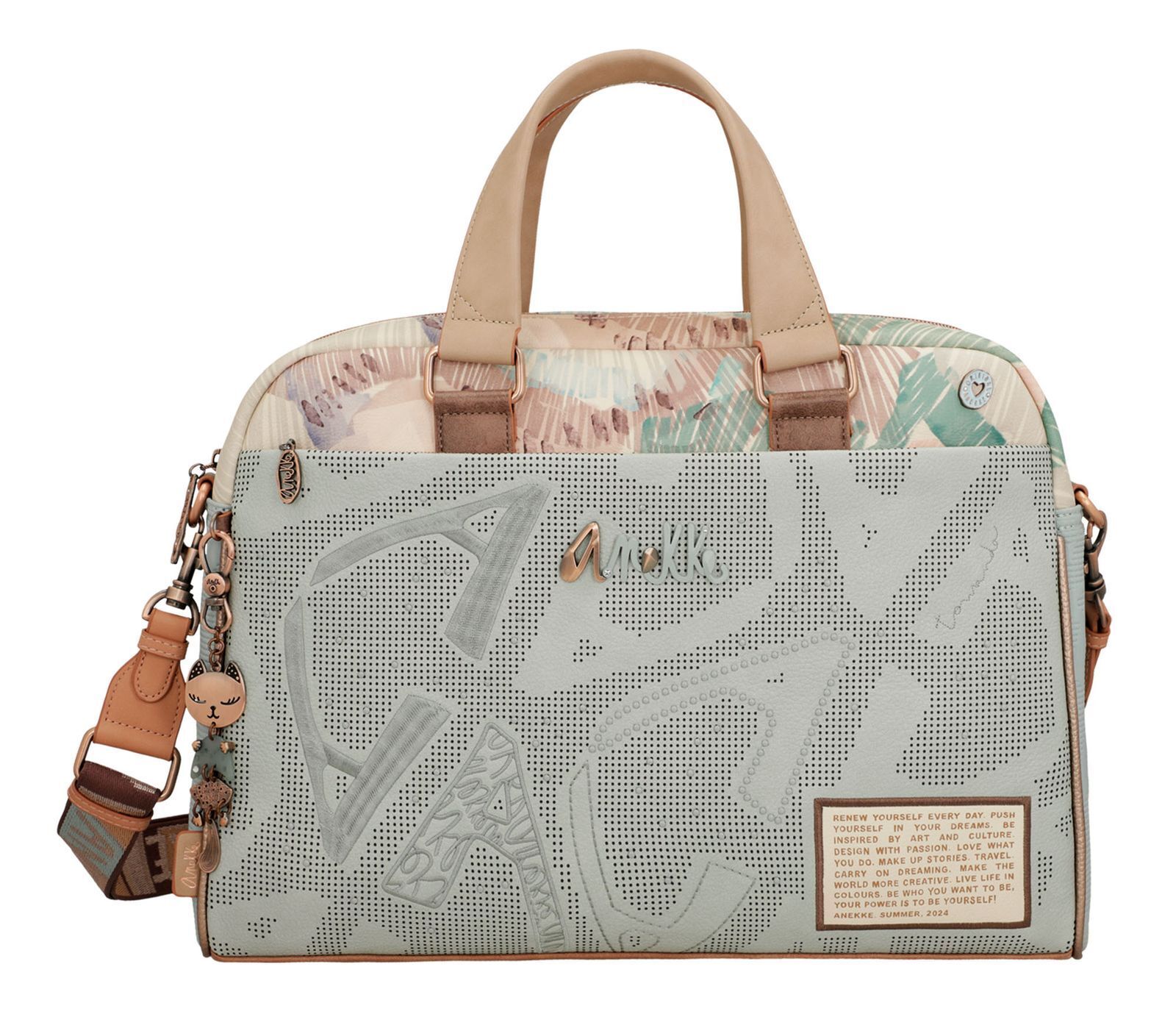 Anekke Hollywood Passion Briefcase Businesstasche Tasche Multicolor mint braun