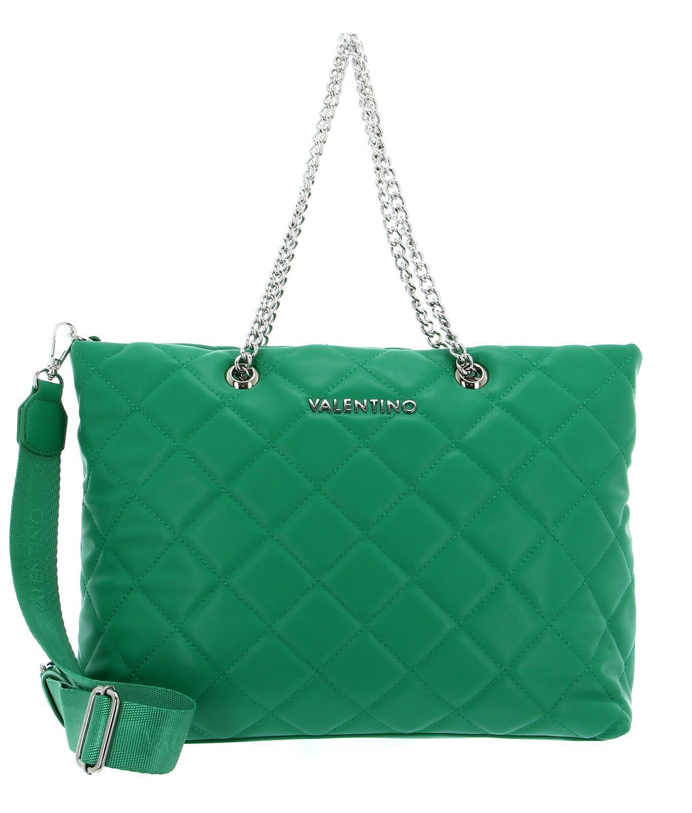 VALENTINO Ocarina Recycle Tote Bag Schultertasche Umhängetasche Tasche Verde Neu