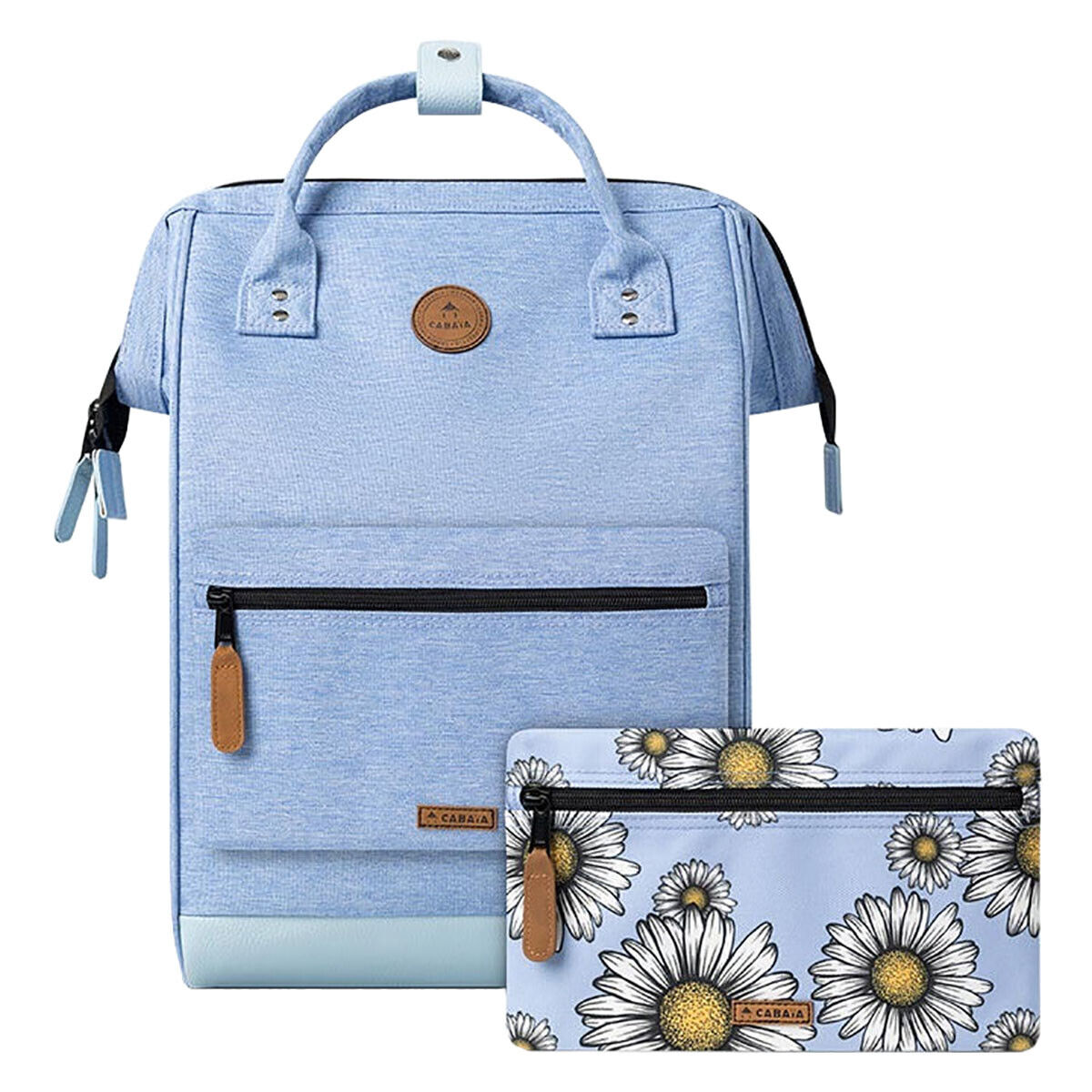 Cabaia Backpack Adventurer Large Ajaccio light blue melanged