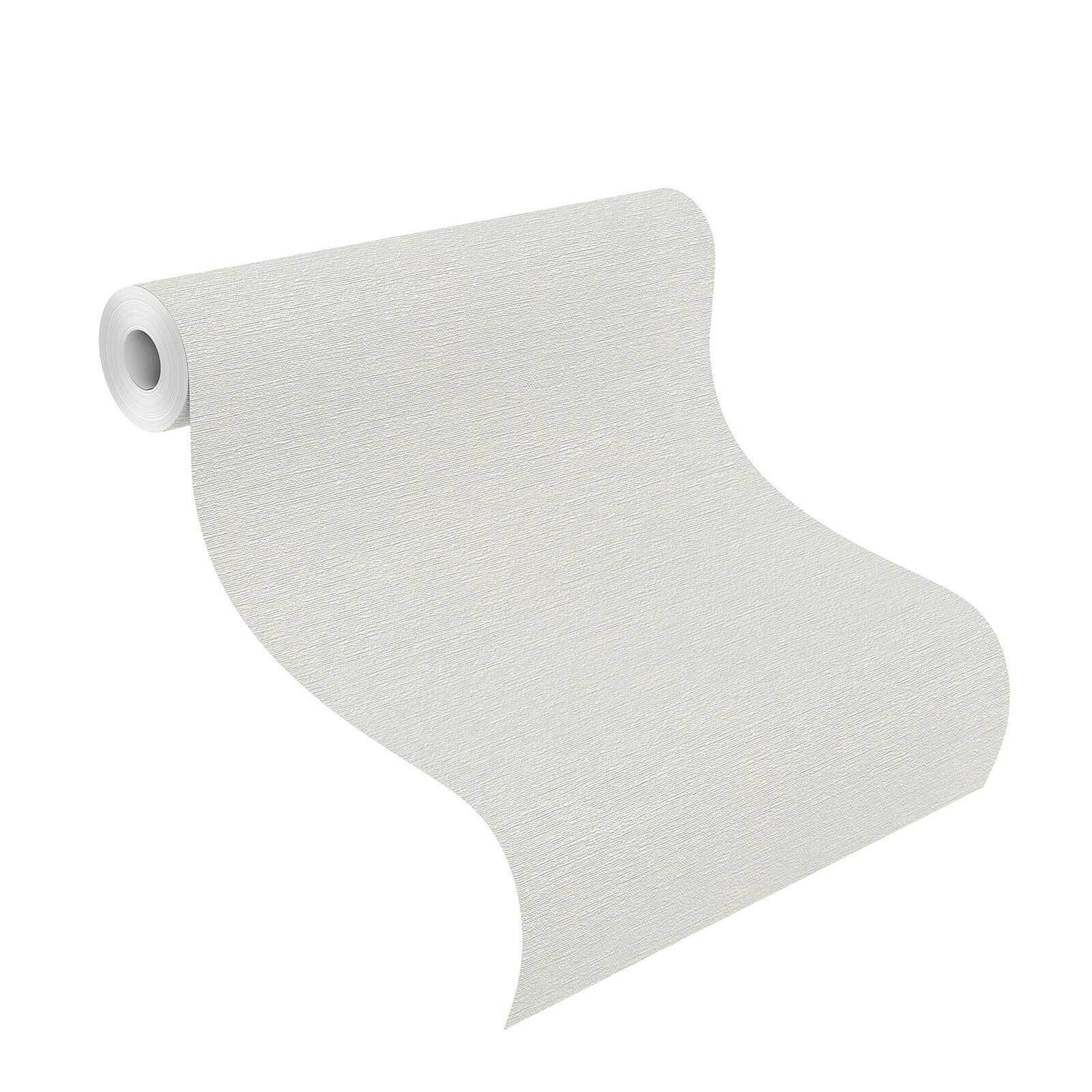 Tapete Vlies Rasch Uni Textil hellgrau 804539 (2,49€/1qm)