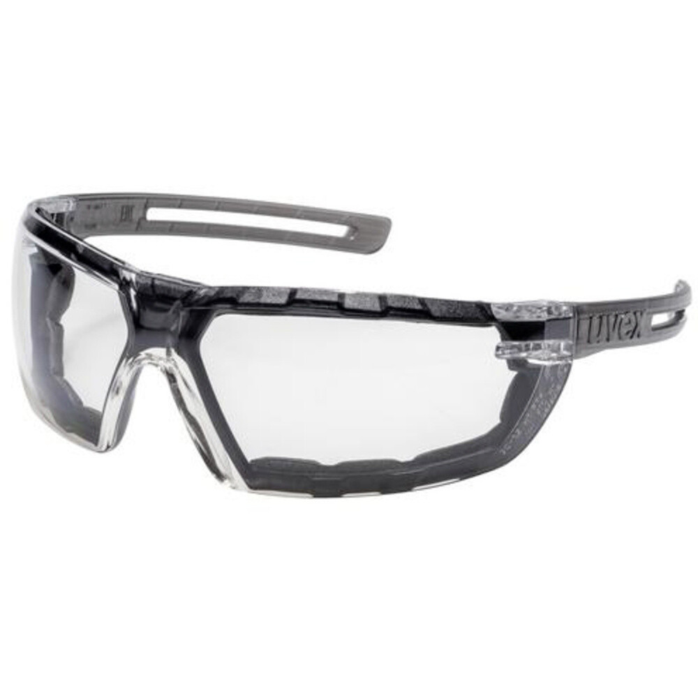 uvex x-fit (pro) 9199180 Schutzbrille inkl. UV-Schutz Grau EN 166, EN 170 DIN...