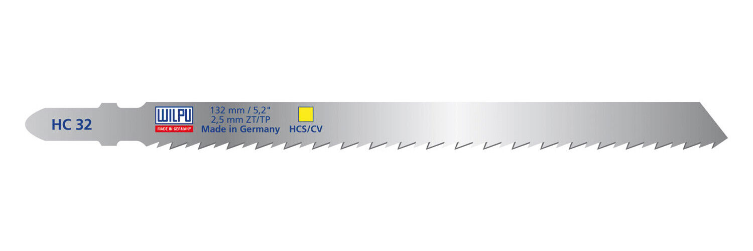 WILPU HC 32 - Stichsägeblatt - 105 mm - 10 ZpZ (5 Stück) für Holz und Kunststoff