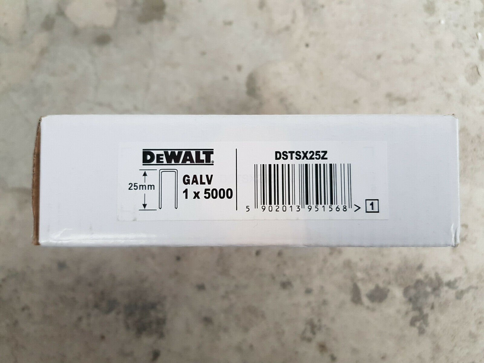 DeWalt DSTSX25Z SX Klammern 25mm 5000 Stck.