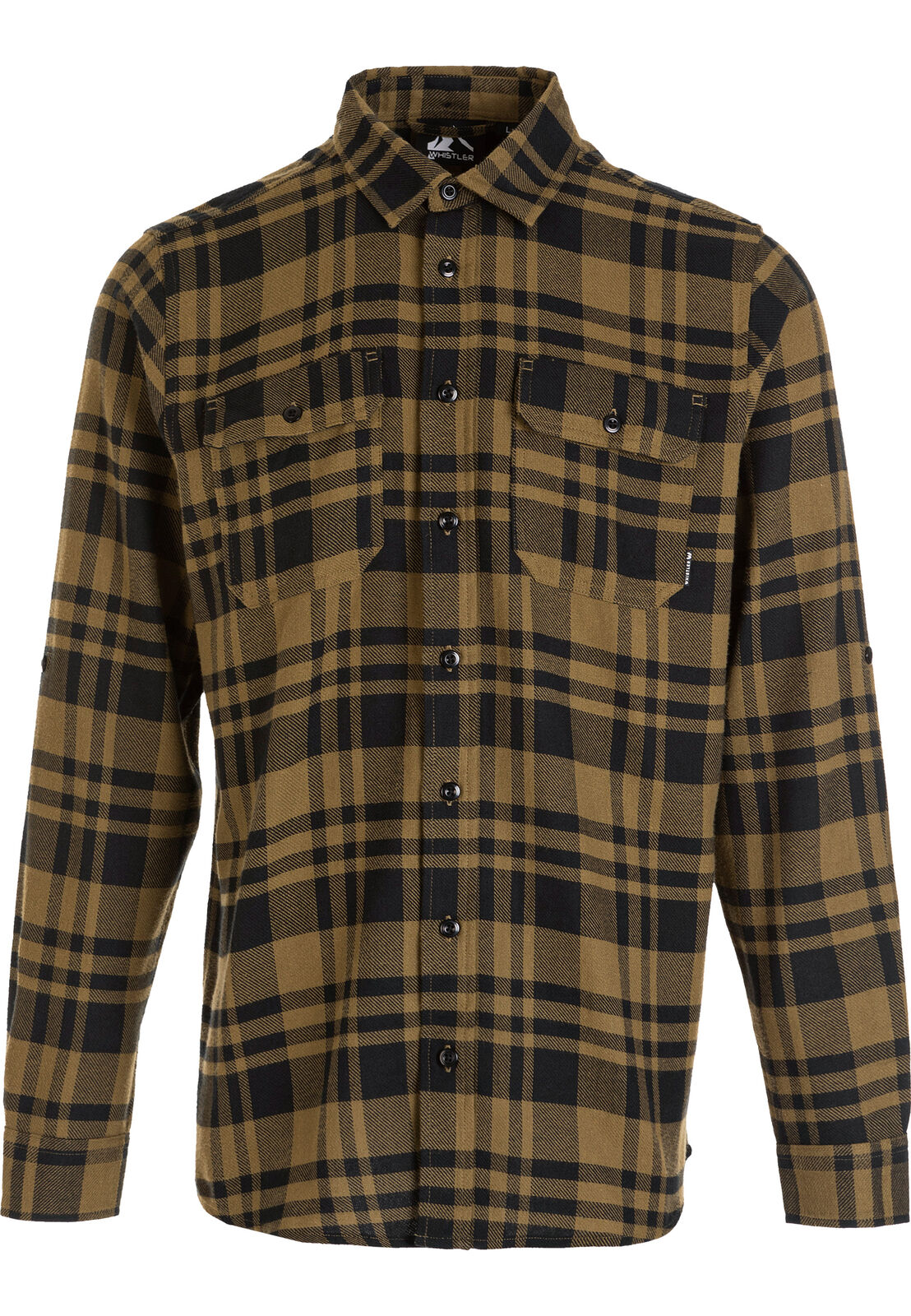 WHISTLER Herren Outdoorhemd Flannel NEU & OVP Langarm Hemdkragen
