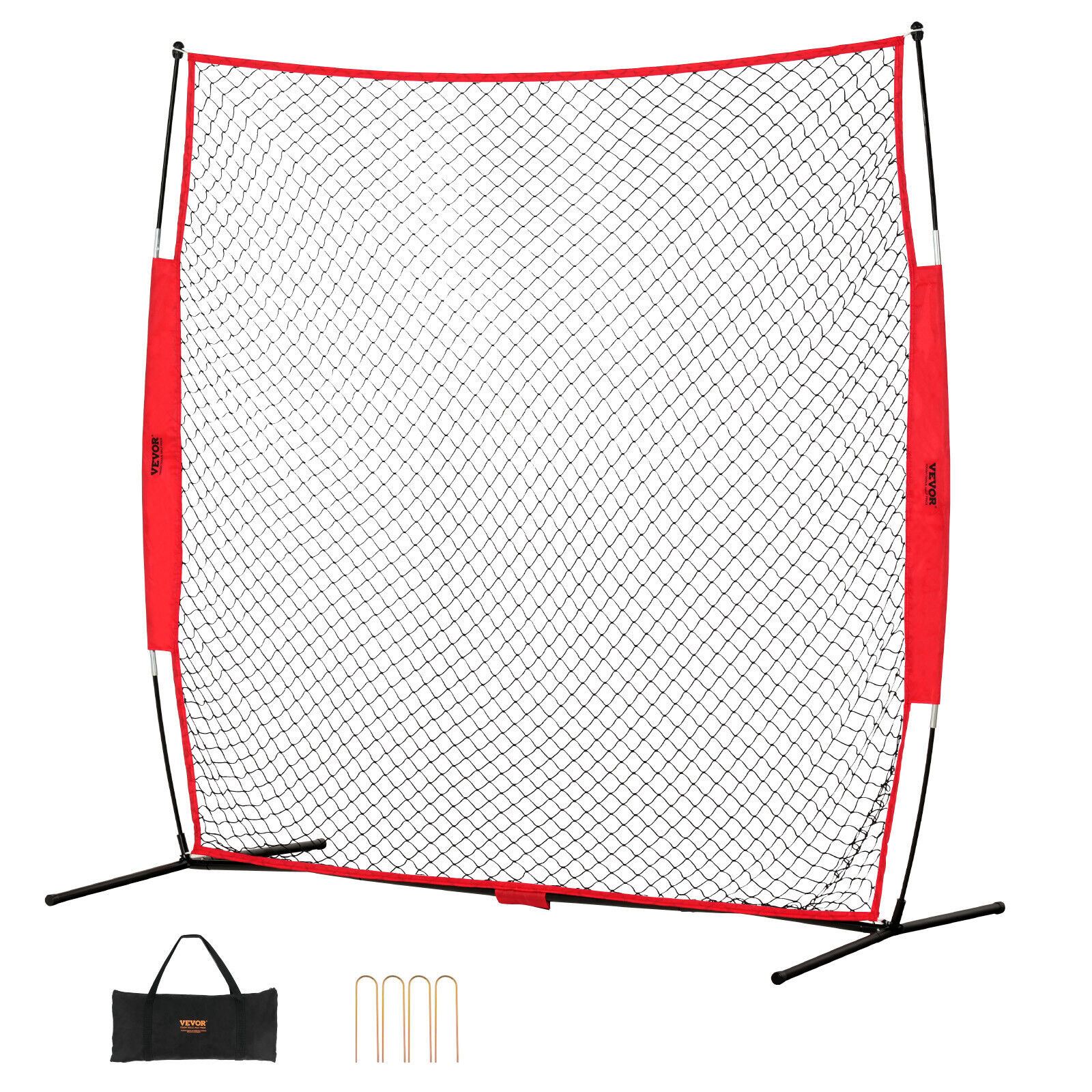 VEVOR Barrikaden Backstop Netz Ballsport Softball Übungsnetz 283x107x212cm