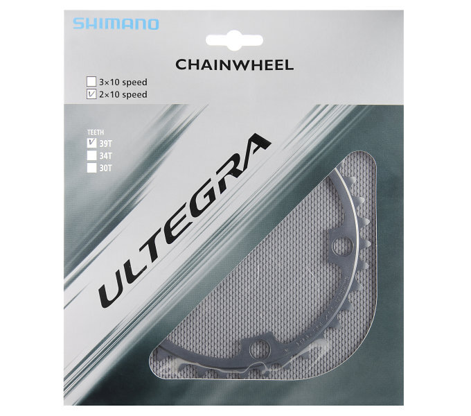 Shimano Kettenblatt für Kurbel Ultegra FC-6700 5-Arm, 10-fach, 39 Zähne, NEU