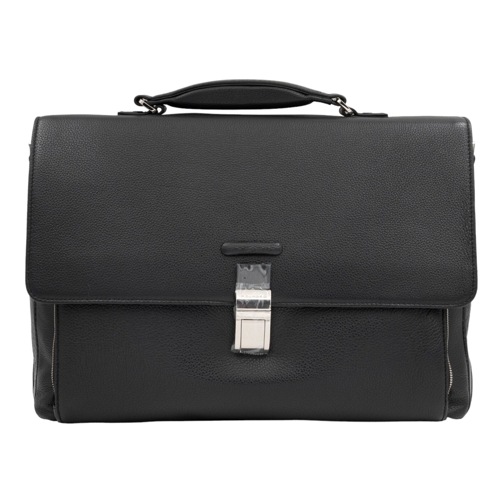 Piquadro Uomo Modus Bag Black Leather Expandable