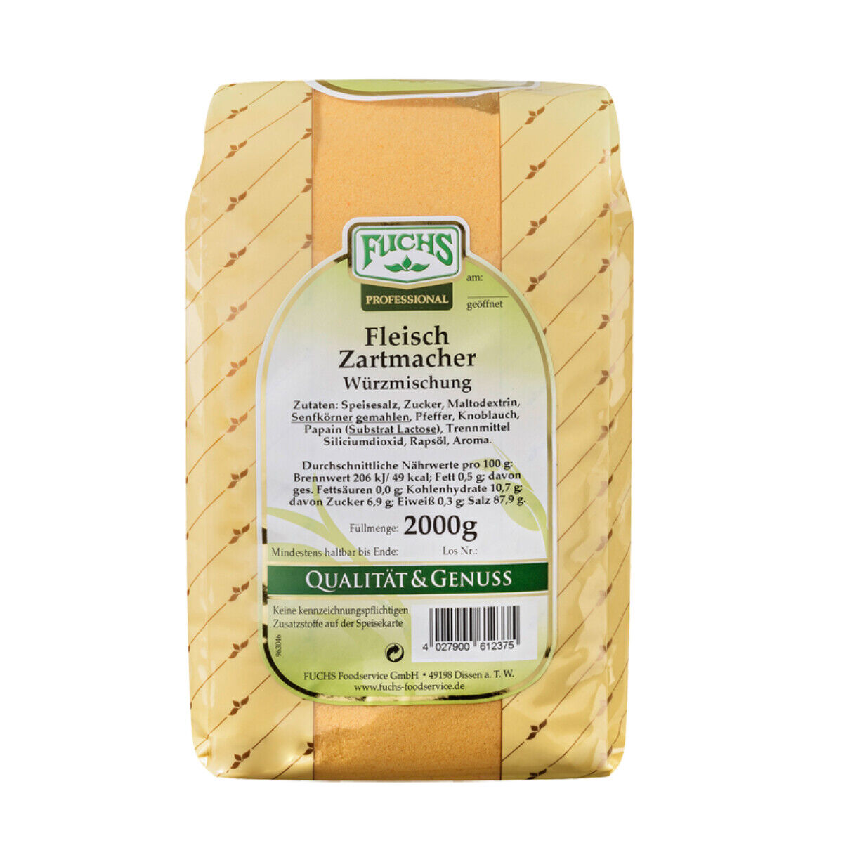 Fuchs Professional Fleisch Zartmacher Würzmischung Großgebinde 2000g
