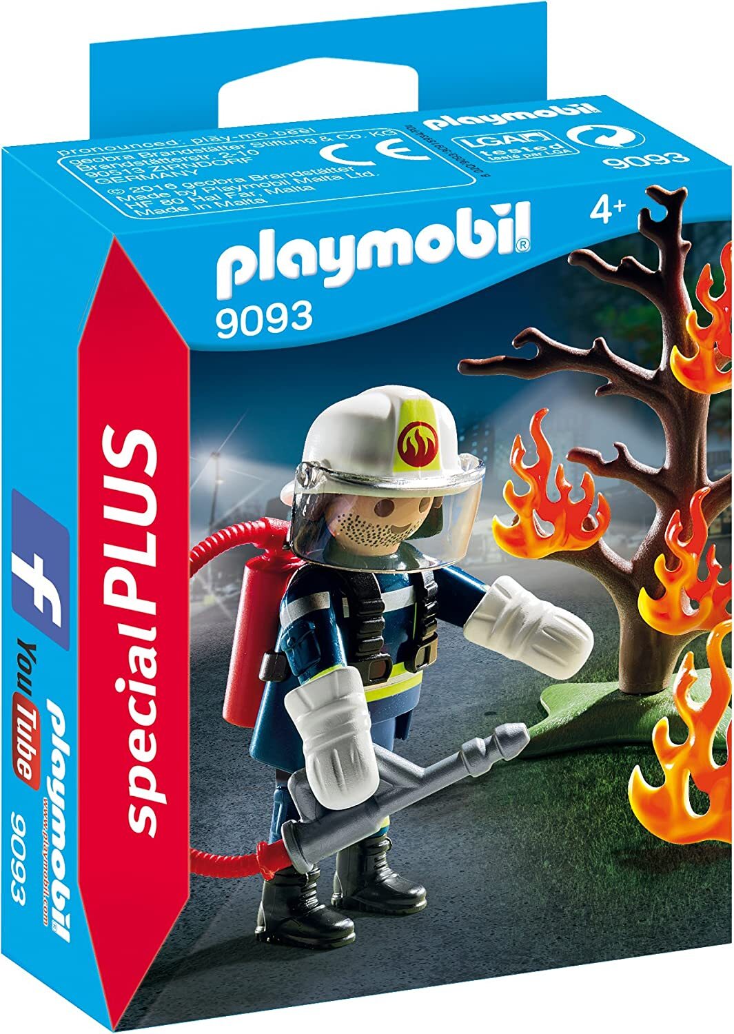 Playmobil Speziell Plus 9093 Feuerwehrmann Baum Aus Feuer Figürchen Spielzeug