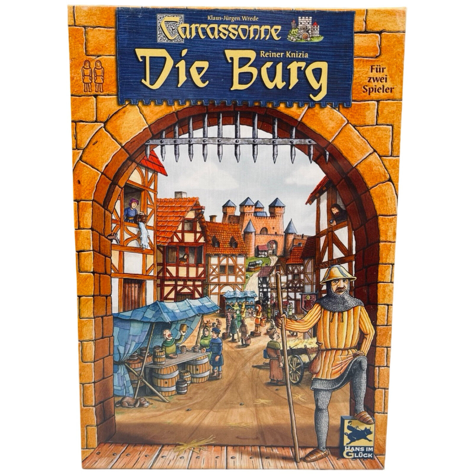 Carcassonne - Die Burg - 2003 - Hans im Glück - für 2 Spieler - NEU in Folie