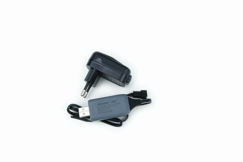 CARRERA RC - Quick Charger SET - 5V 2,4A USB Charger GS+ USB Cable for 6,4V Life