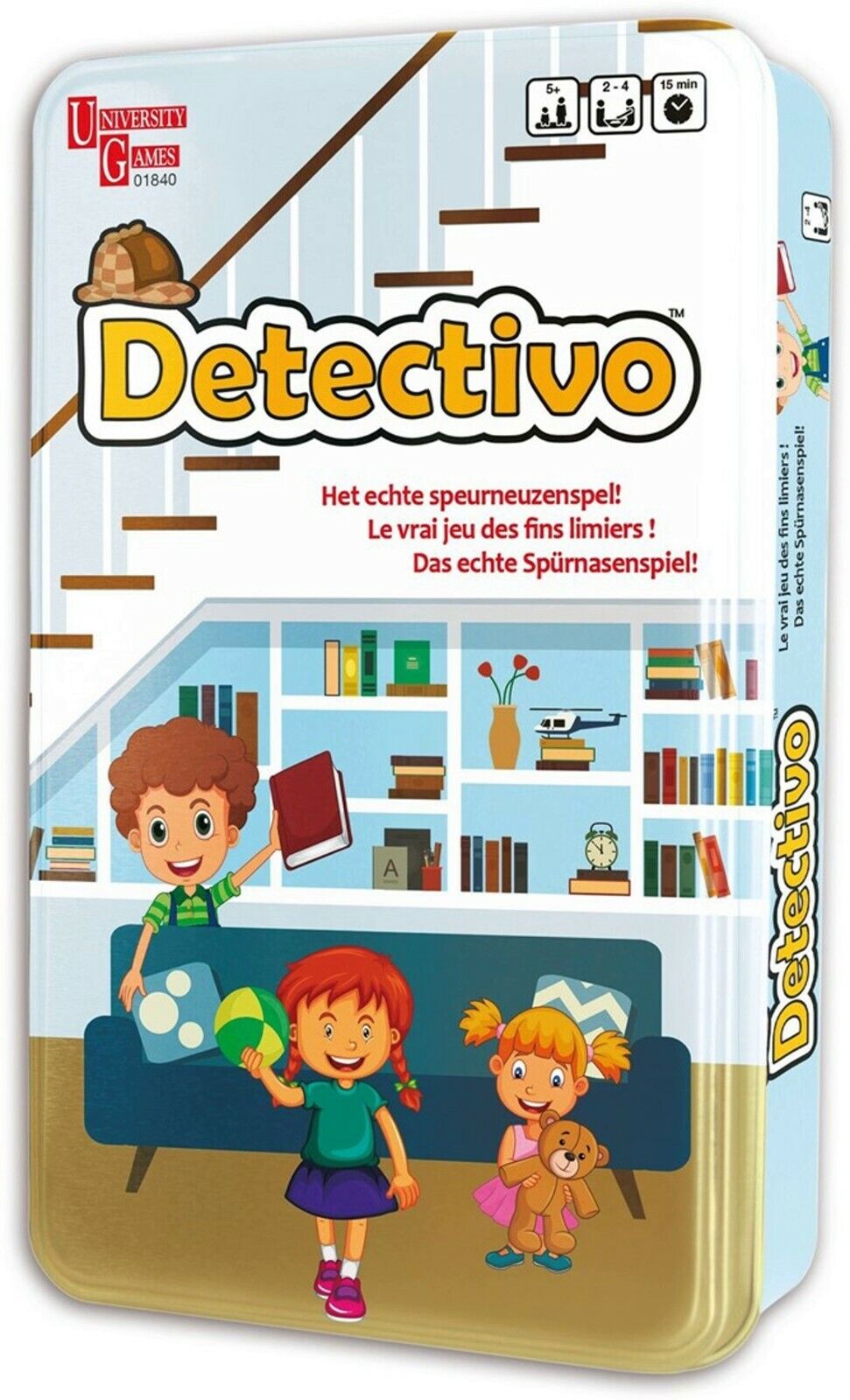 Detectivo " Das echte Spürnasenspiel! " University Games NEU